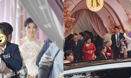 Á hậu Phương Nhi rạng rỡ trong lễ ăn hỏi, dàn vệ sĩ làm điều gây chú ý