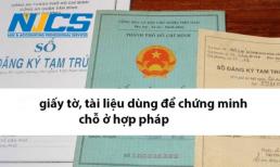 Quy định mới về giấy tờ chứng minh chỗ ở hợp pháp để đăng ký thường trú