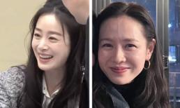 Trong những bức hình chưa chỉnh sửa, nhan sắc của Kim Tae Hee và Son Ye Jin ở tuổi U50 như thế nào?