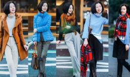 Phụ nữ trên 50 tuổi cũng muốn đón năm mới một cách trang nhã, với phong cách cổ điển và họa tiết chất lượng cao, giúp họ trông đẹp và trẻ trung