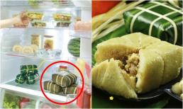 Bánh chưng luộc xong đừng vội cho vào tủ lạnh, làm cách này vừa giữ được lâu, vừa không bị mốc, lại gạo