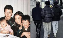 Tạ Đình Phong đoàn tụ với hai con trai, vóc dáng của các quý tử gây chú ý