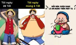 Loạt ảnh chế sau Tết khiến cư dân mạng bật cười không ngớt