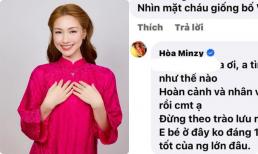 Con trai bị nhận xét 'giống bố Văn Toàn', Hòa Minzy đáp thế nào?