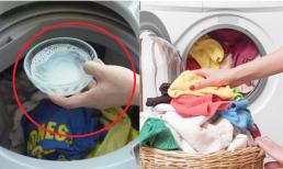 Giặt quần áo không chỉ với bột giặt, áp dụng mẹo từ tiệm giặt ủi giúp quần áo sáng sạch, như mới