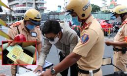 Người vi phạm giao thông cố tình giấu giấy phép lái xe để né tránh việc trừ điểm hoặc tước bằng, CSGT nói rõ tác hại