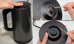 Bạn sẽ tiếc hùi hụi nếu không biết mẹo cắm tăm vào ấm đun nước điện để tiết kiệm tiền triệu