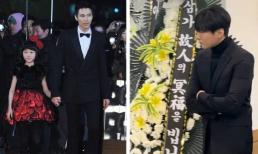 Tài tử 'Trái tim mùa thu' liên tục rơi nước mắt trong tang lễ của nữ diễn viên Kim Sae Ron