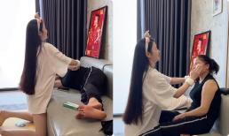 Làm đẹp cho mẹ chồng, vợ Quang Hải bị chê lố và thiếu lễ phép 