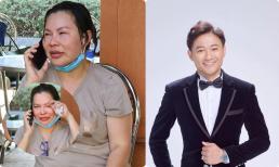 Hình ảnh mới nhất của vợ Quý Bình: Tiều tuỵ, khóc sưng mắt vì chồng