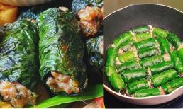 Rán chả lá lốt nhớ làm thêm 1 bước để chả xanh mướt, không bị thâm đen