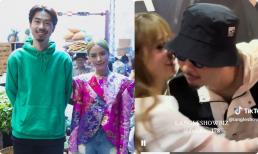 Đen Vâu ôm Hoàng Thùy Linh trên trước truyền thông