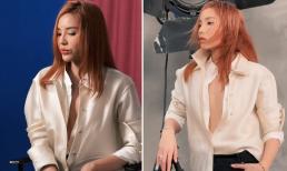 Diện mốt không nội y, Hoa hậu Kỳ Duyên suýt rơi vào tình huống 'đỏ mặt'