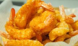 Mẹo làm tôm chiên, giòn rụm, không bị ngấy