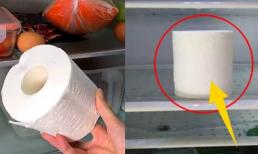 Lợi ích không ngờ tới khi đặt cuộn giấy vào tủ lạnh, giải quyết các rắc rối lớn mà không tốn công