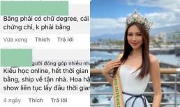 Hoa hậu Thùy Tiên bị cư dân mạng yêu cầu phải làm điều này