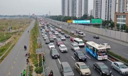 Tháng 10/2025, đường song hành Vành đai 4 gồm 6 làn xe đi qua 7 quận, huyện của Hà Nội sẽ hoàn thành