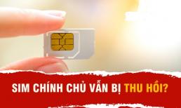 Trước 1/8/2025: 5 trường hợp dù là số điện thoại chính chủ vẫn bị khóa SIM, thu hồi số điện thoại?