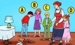 Trắc nghiệm tâm lý: Hãy nhìn kỹ vào bức ảnh bên dưới. Bạn nghĩ ai đã làm vỡ chiếc bình? Khám phá mặt chưa biết trong tính cách của bạn 