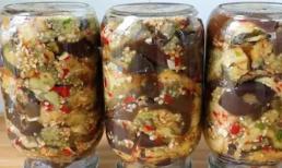 Cách làm món cà pháo tím muối chua 'ngon huyền thoại', bảo quản trong chai nửa năm không hỏng