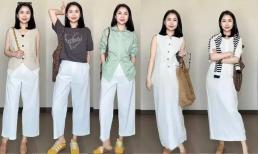 Một ví dụ về cách ăn mặc dành cho những cô nàng nhỏ nhắn vào đầu mùa hè. Nó làm bạn trông cao hơn, gầy hơn và trẻ hơn. Thật đẹp quá