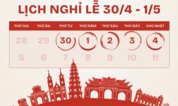 Nghỉ 5 ngày dịp lễ 30/4 - 1/5, người lao động phải làm bù vào ngày nào?