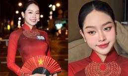 Hoa hậu Thanh Thủy và màn 'biến hình' không thể ấn tượng hơn với áo dài đỏ