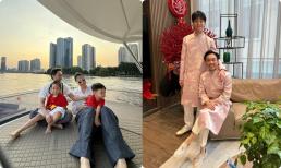 Cường Đô La phải lên tiếng khi vắng Subeo trong ảnh gia đình ngày lễ