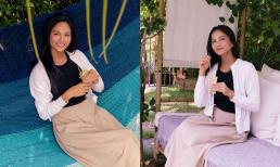 Hoa hậu H'Hen Niê lộ bụng bầu to 'vượt mặt'?