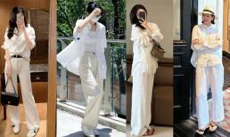 Cách phối đồ với quần trắng mùa hè, trẻ trung thời thượng chỉ trong một nốt nhạc