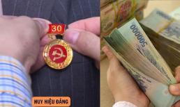 Đến cuối năm 2025, mức tiền thưởng với người đủ 30 năm tuổi Đảng là bao nhiêu?