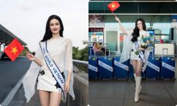 Hoa hậu Ý Nhi mang hơn 160 kg hành lý đến Ấn Độ thi Miss World