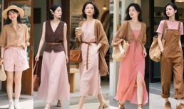 Mặc 'nâu' vào đầu mùa hè rất đẹp, ba tông màu tiên tiến và trẻ hóa, bạn không thể sai lầm nếu mặc chúng theo chúng 