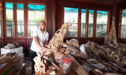 Cận cảnh căn biệt phủ 1.000m2 toàn gỗ quý, 'kho báu' trầm hương bạc tỷ gây sửng sốt