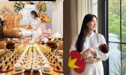 MC Mai Ngọc để lộ mối quan hệ với nhà chồng qua một chi tiết trong tiệc đầy tháng con đầu lòng