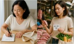 Từ ngày áp dụng cách mẹ chia tiền chợ theo công thức 60–30–10, tôi không còn lo thừa món hay hết tiền giữa tháng nữa