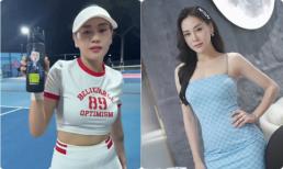 Phương Oanh lộ vóc dáng trên sân pickleball khác xa ảnh tự đăng