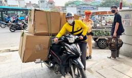 Mức phạt mới nhất đối với shipper chở hàng cồng kềnh bằng xe máy là bao nhiêu?