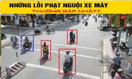 4 lỗi vi phạm giao thông dễ khiến người đi xe máy 'dính' phạt nguội