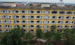 Khung cảnh hoang vắng bên trong trường đại học hơn 10ha vừa bị Bộ Giáo dục đình chỉ hoạt động