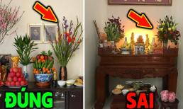 Khi thắp hương, người nhà giàu không đặt bình hoa ở bên trái, tại sao? Lý do phía sau khiến nhiều gia đình âm thầm đi đổi lại ngay