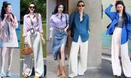 Sau khi xem trang phục của các blogger ở độ tuổi 30 và 40, tôi nhận ra rằng áo sơ mi sẽ thời trang hơn khi không kết hợp với quần short hoặc giày thể thao