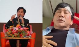 Hình ảnh NSƯT Kim Tử Long gặp chấn thương phải băng bó đầu, thực hư ra sao?