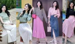 'Màu mát' rất được ưa chuộng vào mùa hè. Mặc như thế này vừa tươi tắn vừa lịch sự. Đẹp quá