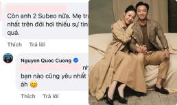 Cường Đô La đáp nhanh một câu khi Đàm Thu Trang bị nghi thiên vị con ruột hơn Subeo
