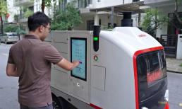 Lần đầu tiên tại Việt Nam, Viettel triển khai robot giao hàng tự động có sức chở 400kg, được thử nghiệm tại Hà Nội