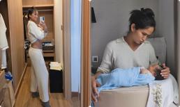 Bất ngờ với số kí đã giảm và thân hình của H'Hen Niê sau 10 ngày sinh nở