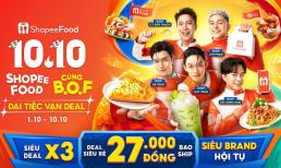 Tháng 10 bùng nổ cùng ShopeeFood: Điểm danh loạt deal thương hiệu giảm đến 50%