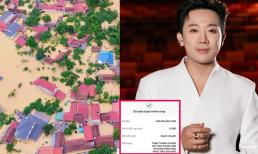 Sao Việt ủng hộ đồng bào Thái Nguyên vượt bão lũ: Trấn Thành chuyển 200 triệu; Đức Phúc gửi 100 triệu đồng