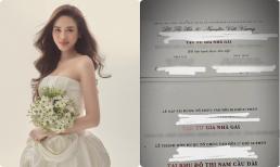 Lộ thiệp cưới, Hoa hậu Đỗ Thị Hà sắp kết hôn với thiếu gia Quảng Trị, chuẩn bị làm dâu hào môn?